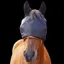 Equilibrium Field Relief Midi Fly Mask With Ears - Black/Orange